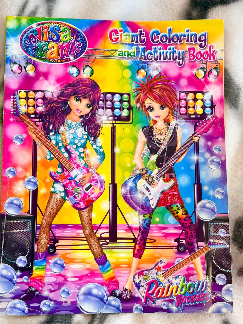 Lisa Frank Rainbow Rockers Giant Coloring & Activity Book (2015)